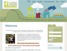 Tablet Screenshot of livingsmart.org.au